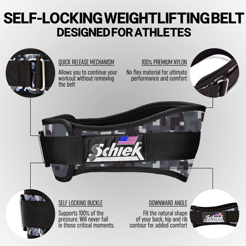 Schiek Sports Model 2004 Nylon 4 3/4" Weight Lifting Belt - Image 3